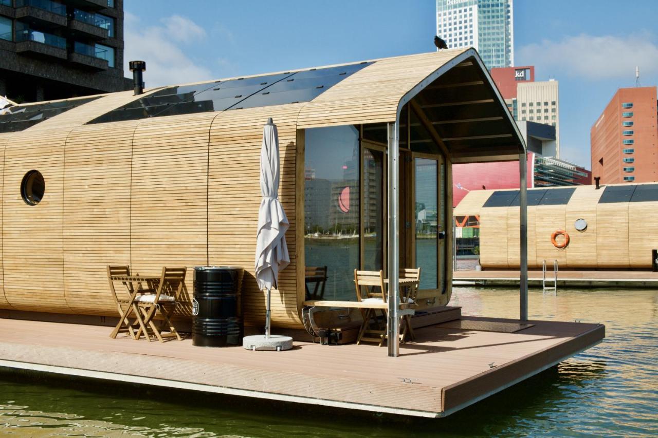 ホテル Wikkelboat Nr2 At Floating Rotterdam Rijnhaven エクステリア 写真